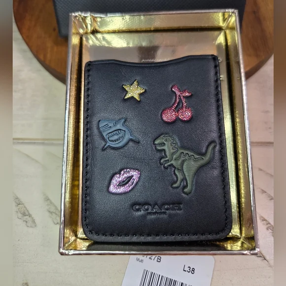 COACH Boxed Phone Pocket Sticker (Style No: 23727B), NWT - Picture 2 of 9